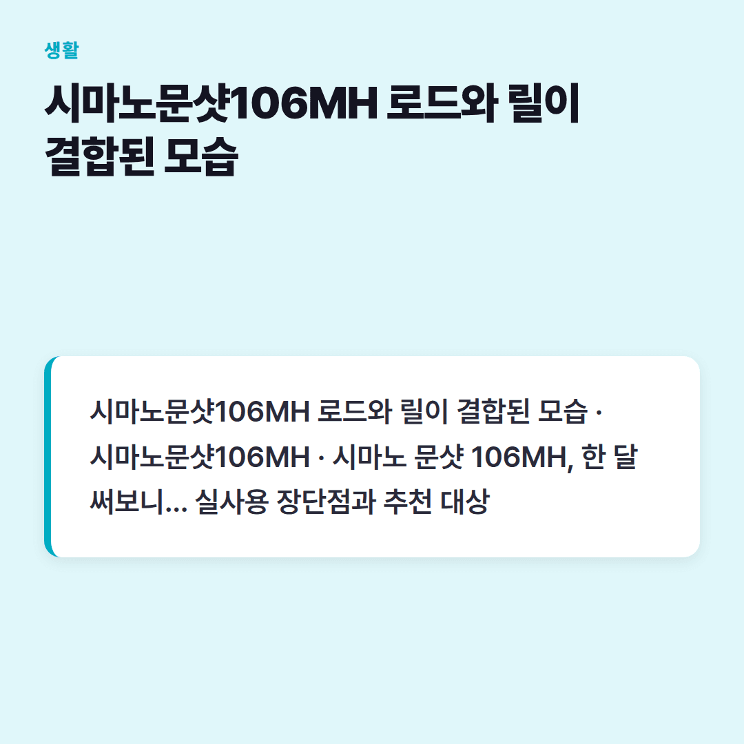 몇 년 만에 찾은 내 인생템, 드디어 공개