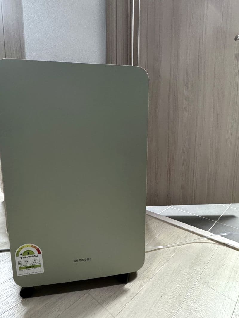삼성 비스포크 제습기 — 장마철 빨래 실내건조의 정답