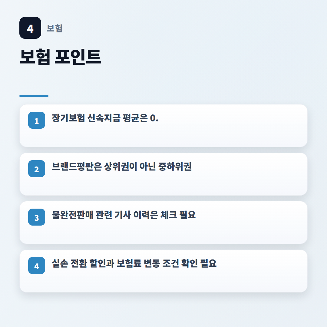 AIG손해보험 보험금 청구·조건·지급속도 판단 - key points