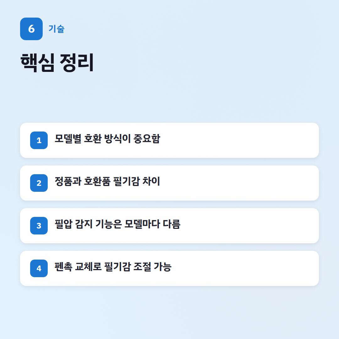 갤럭시탭A펜, 호환 모델부터 필기감까지 완전 분석 - 핵심 포인트