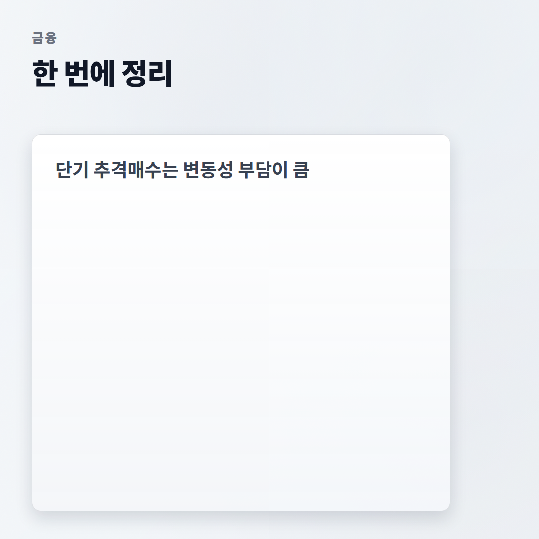 금시세전망 — 지금 사도 되는지 기준 정리 - summary