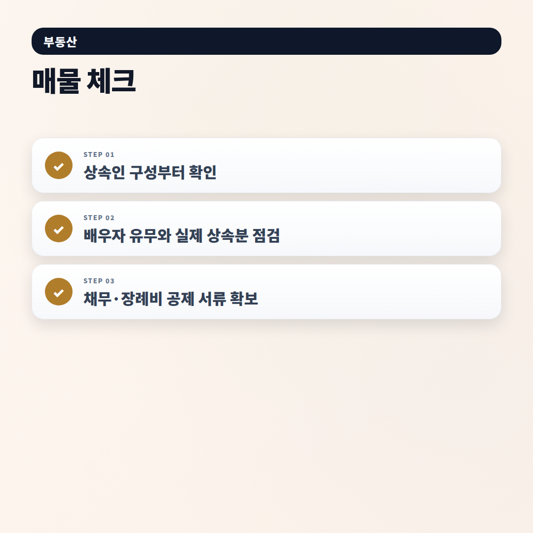 상속세면제한도 총정리 — 아파트 상속 계산 기준 - checklist