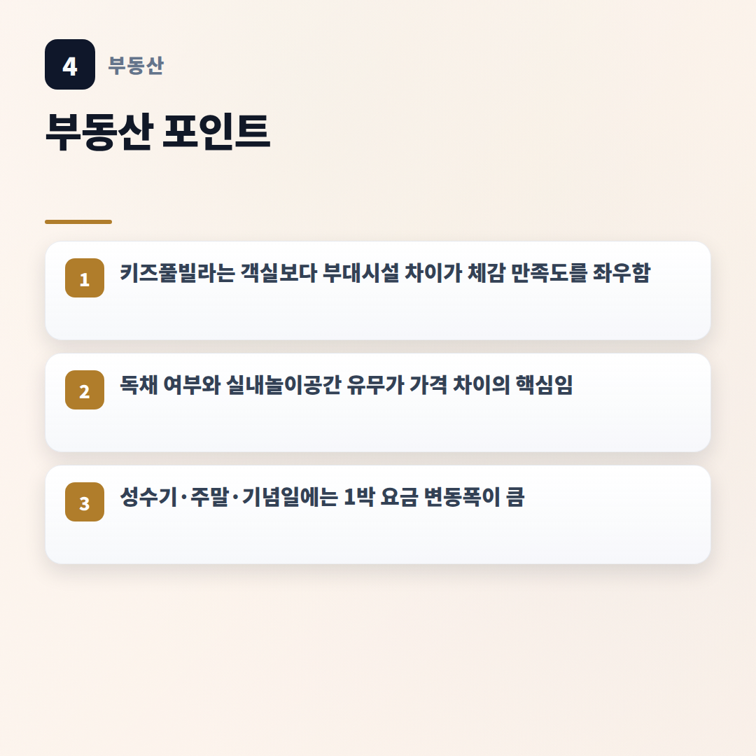 키즈풀빌라 고르는 법 — 비용·체크포인트 정리 - key points