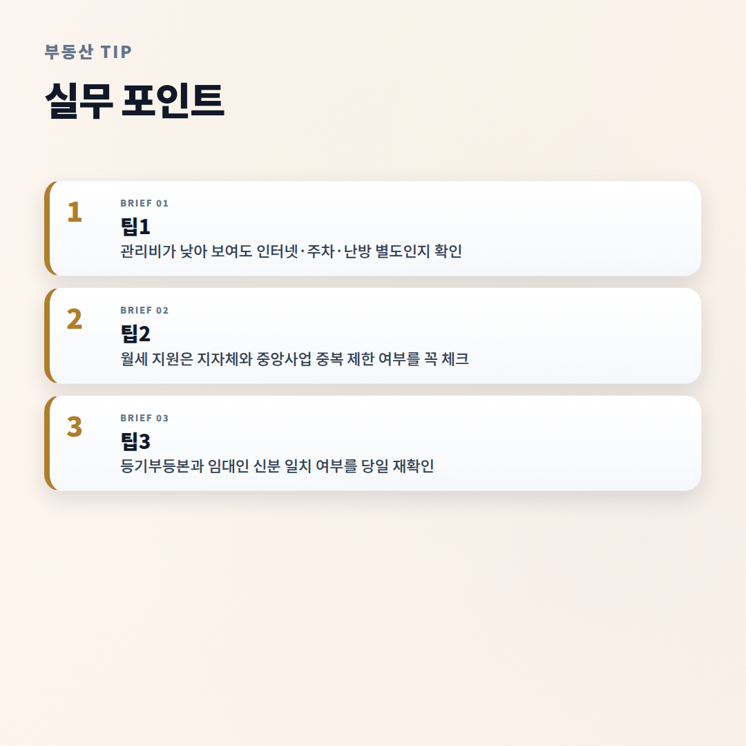 월세 뜻부터 계산까지 — 계약 전 체크포인트 - tips