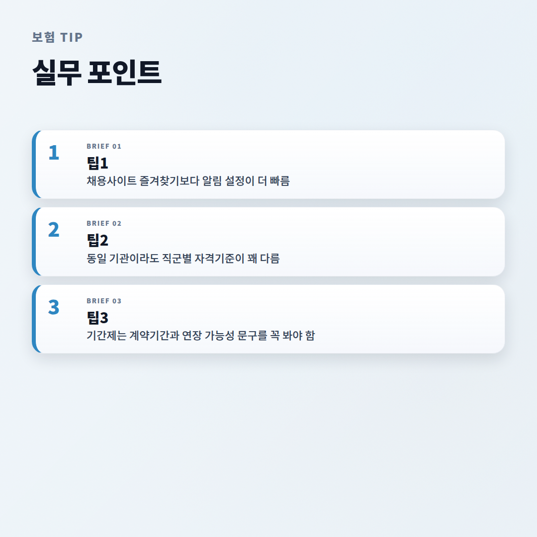 국민건강보험공단채용 — 330명 공고 핵심정리 - tips