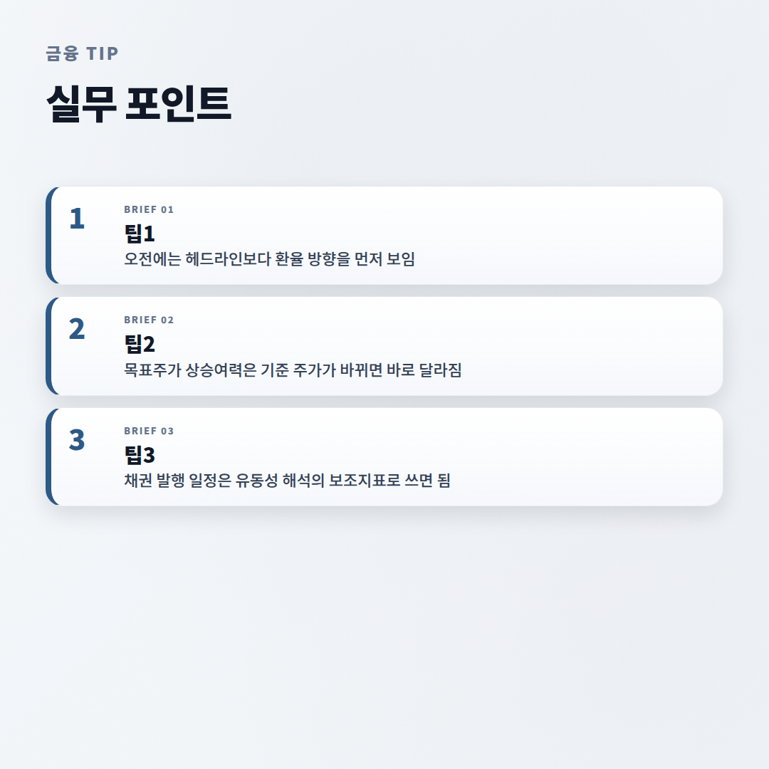 오늘의증권 핵심정리 — 4월 22일 체크포인트 - tips