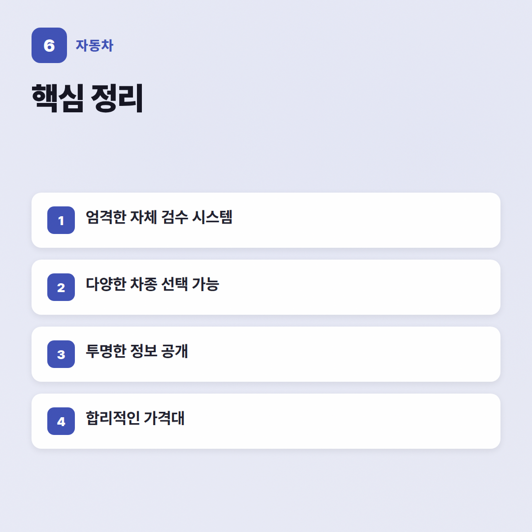 뛰뛰빵빵중고차, 내가 직접 타본 솔직 후기 - 핵심 포인트
